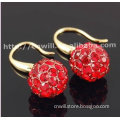 Hot Sale New Fashion Alloy Crystal Earrings Gold Earring